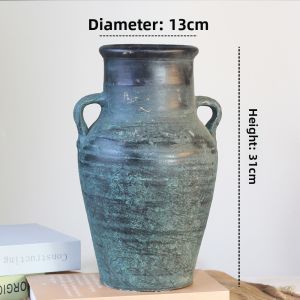 Vintage Chinese Style Ceramic Vase Large