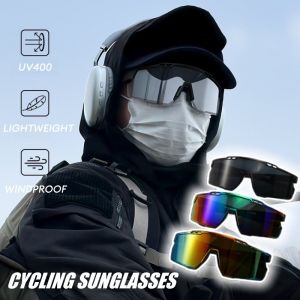 New Cycling Sunglasses Outdoor Sports Anti-Ultraviolet UV400 Shades Glasses Driving Motorcycle Riding Windproof Goggles