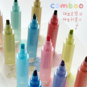 Portable Creative Soft Head Fluorescent Pen Colorful Handmade Marking Pen for Students Portable Fun Fluorescent Pen Stress Relief Pen