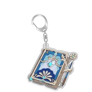 Bandai | For Genshin Impact Sangonomiya Kokomi Acrylic Selfmade Keychain Cute Backpack Pendant Key Chain Game Fans Gift Ornaments 5cm
