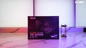 Thiết bị mạng - Router Wifi ASUS TUF-AX4200 AX4200Mbps băng tần kép WiFi 6