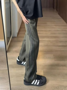 Quần Dài Nam Kẻ Sọc Cổ Điển Phong Cách Công Sở Mùa Hè Thể Thao Thể Dục Thể Thao Thường Ngày Quần Dài Thẳng Cạp Chun