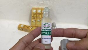 SON DƯỠNG MÔI CHAI BI LĂN DẦU DỪA - RICH COCO - COCONUT OIL LIPSBALM - 100% DẦU DỪA NGUYÊN CHẤT