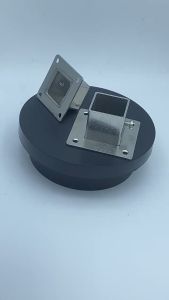 1inch/2inch Stainless Steel Square Flange Bases Square Post Bases Square Tube Flange Fixed Base
