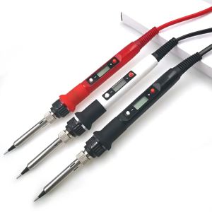 【🇲🇾upgrade】15PCS Soldering Iron Set 80W Electric Solder Iron Set LED Display Temperature Adjustable Electric Soldering Iron Set Portable Repair Soldering Iron Welding Tools With Solder Tip Tweezers Tin Wire 电洛铁
