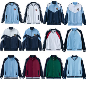 ชุดกีฬาแขนยาวสำหรับผู้หญิงและเยาวชน ชุดนักเรียนประถมศึกษา ชุดนักเรียนมัธยมต้น ชุดกีฬาคู่รัก ชุดกีฬาส่วนบุคคล