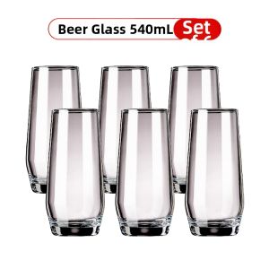 Luxury High-end Large Capacity Creative Tall Beer Glass Set