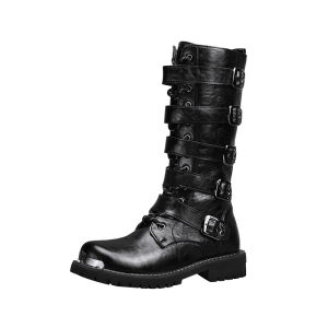 NUDANLAI | Height Increasing Vintage Knight Boots