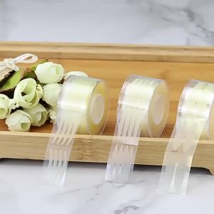 600 Pcs Eye Lift Strips Double Eyelid Tape Clear Gray Eyelid Stripe Big Eyes Invisible Double Fold Eyelid Sticker Makeup Tools