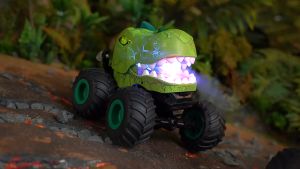 2.4G RC Stunt Spray Music Dinosaur Car Cross-country Climbing with LED/Music Kid Toy Remote Control Car