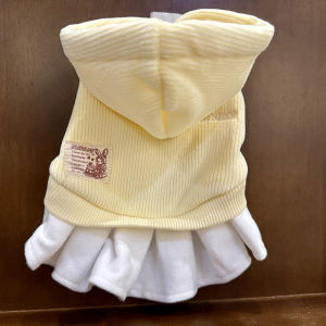 Thickened Plaid Skirt Dog Clothes College Style Autumn Winter Teddy Bichon Schnauzer Maltese Cat Pet Skirt Casual Dog Dress