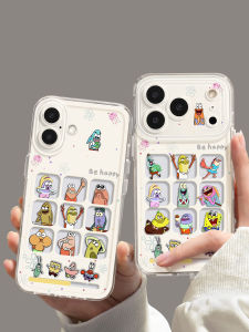 YOUSIDUN | Ốp Lưng Trong Suốt Hình SpongeBob Dành Cho Đôi