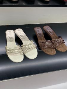 French Vintage Woven Fairy Style Elegant Wedge Sandals