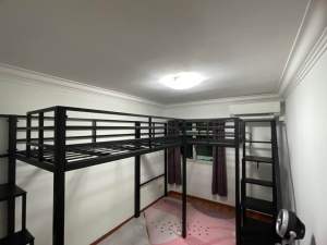 L shape loft bed customize Singapore
