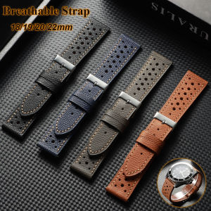 18mm 19mm 20mm 22mm Universal Cowhide Watch Band Vintage Breathable Straps Quick Release for Men Women Bracelet Belt Accessory