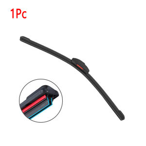 Low‑Noise Universal U‑Hook Frameless Wiper Blades 14‑24 Inch Dual Soft Rubber Strips High‑Clear Streak‑Less Windscreen