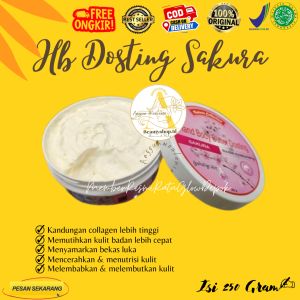 BODY BUTTER BRIGHTENING/HAND BODY SAKURA/HB PEMUTIH BY APOTEKER AGUS SALIM