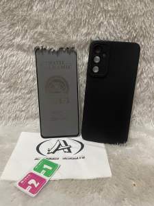Paket 2 IN 1 SoftCase Samsung A16/A15/A14/A55/A35/A05S/A34/A25/A24/A54 Slicon HP Case + Antigores Spay