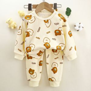 Huanxitu | Cotton Children Pajamas Set