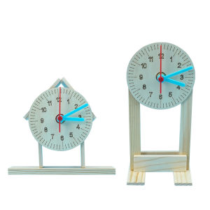 Đồ chơi stem - Bộ lắp ghép Đồng Hồ Gỗ chạy bằng Pin AA Đồ chơi sáng tạo tự làm an toàn cho bé