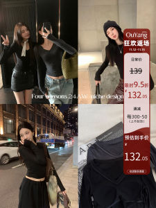 Womens Long Sleeve T-Shirt Thickened Fluffy round Neck Winter Base Shirt Slim Fit Inner Wear Comfortable Commute Vintage