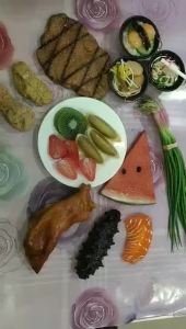 Wet Soft Squishy Toys PU Slow Rebound Cake Bear Head Cat Model Wet Soft Feel Squeezing Toy Decompression Toy