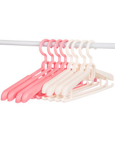 Thickened Plastic Clothes Hanger Anti-Slip Rotatable And Extendable Wide Laundry Hanger Family Suitable Children Room  Style