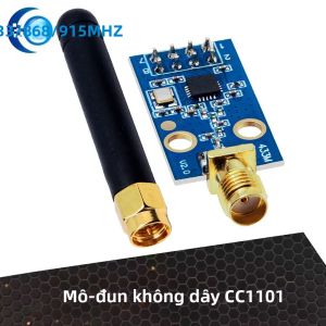 1 Chiếc CC1101 Thu Phát Không Dây Module 315/433/868/915 MHz Với Ăng Ten SMA Cho Arduino Bộ Điều Chỉnh Điện Áp SMD Ứng Dụng Máy Tính