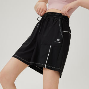 Maxrun High-End Ice Silk Sport Shorts Women Loose Large Size Summer Thin Running Fitness Yoga Pants Quick Dry Breathable