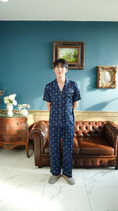 ชุดนอนผู้ชาย LovelyNight แขนสั้น-ขายาว Elegant D50