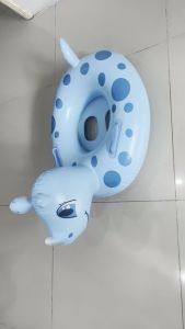 BAN PELAMPUNG KOLAM RENANG ANAK DENGAN PEGANGAN MOTIF RHINO LUCU