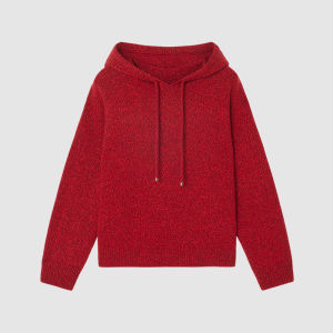 ICICLE | Red Worsted Cashmere Sweater
