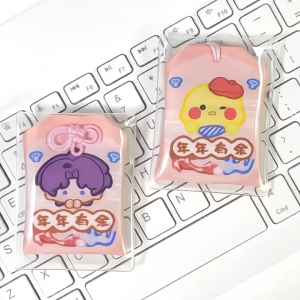 NEW Love and Deepspace Cartoon Amulet Embroidery Safety Blessing Pendant Gift Ideas Gift for Women