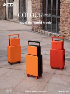 Cabin-friendly Orange Luggage