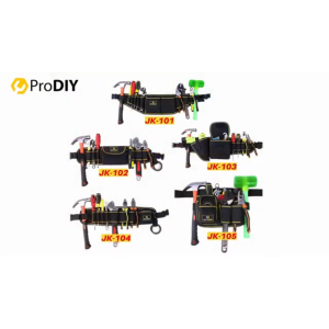 COD JIEKE Tas Pinggang Perkakas Serbaguna Waist Pocket Tool Bag / Tas Pinggang Perkakas Tukang / Tas Pinggang Perkakas Listrik / Tas Pinggang Perkakas Mesin Bor Obeng Palu / Tas Perkakas Pinggang Multifungsi / Tas Perkakas Pinggang Tukang Bangunan