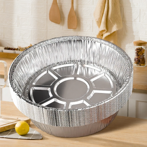 CHAHUA | Food-Grade Round & Square Baking Tin Foil Bowls