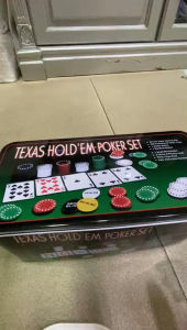 Mainan Kartu Poker Texas Hold Em Full Set