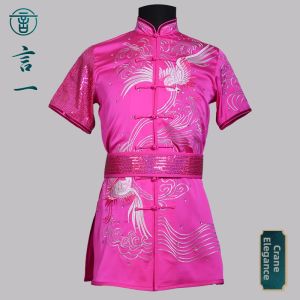 Magenta Pink Competition Wushu Suit