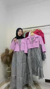 ARINA DRESS ANAK CRINKLE M L XL XXL