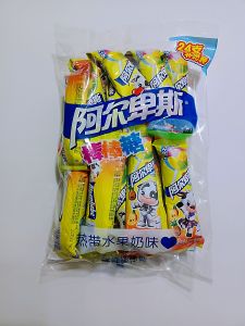 Alpine Tropical Fruit Flavor Hard Candy Lollipops 24 Pieces Bag Delicious Milk Fragrance Spill Net Red Snacks Traditional Candy