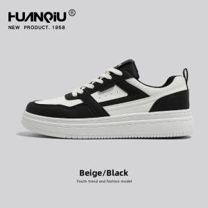 HuanQiu | Mens Casual Sneakers White Summer
