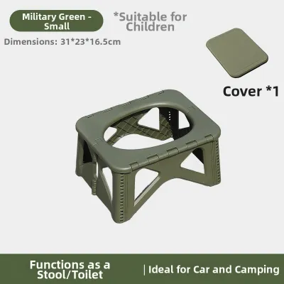 Odorless Portable Camping Toilet Foldable Stool