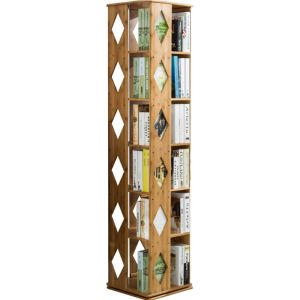ZHUTING | 360 Degree Rotating Bamboo Bookshelf