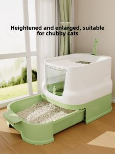 XIANGZONGBING | Non-Automatic Semi-Closed Cat Litter Box