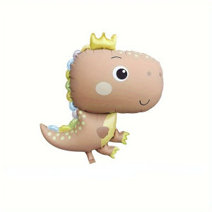 cute cartoon dinosaur aluminum foil balloons jungle themed animal decorations for birthday parties