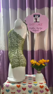SM123 - Bodysuit Ren Một Mảnh Phong Cách Gợi Cảm Nhẹ Bodysuit Ren Hoa Văn Nổi Dáng Chuẩn Thời Trang Bodysuit Ren Cổ Yếm Phối Dây Sau Lưng Nổi Bật Bodysuit Ren Nữ Tính Thiết Kế Tôn Dáng