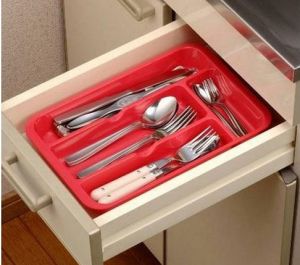 กล่องเก็บของในตู้สำหรับเครื่องใช้ในครัว อุปกรณ์จัดระเบียบ INOMATA จากญี่ปุ่น กล่องเก็บของสำหรับเครื่องมือในครัวขนาดเล็ก