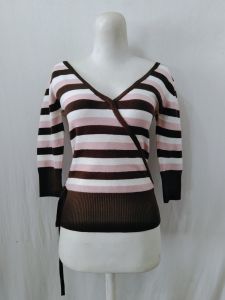 BLOUSE WANITA MOTIF STRIP