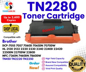 DCP-7065 HL2130 TN2280 TN2250 Toner Cartridge Compatible