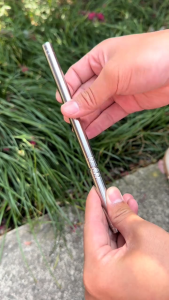 มีดทันโตะสแตนเลส เเบบพกพา พร้อมปลอกสแตนเลส มีดปอกผลไม้ หั่นผัก หั่นผลไม้ มีดอเนกประสงค์ G3322